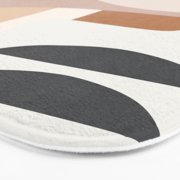 Abstract Minimal Shapes 8 Bath Mat Gallery Image 3