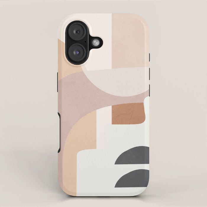 Abstract Minimal Shapes 8 iPhone Case Gallery Image 1