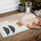 Abstract Minimal Shapes 8 Outdoor Rug Gallery Image 2