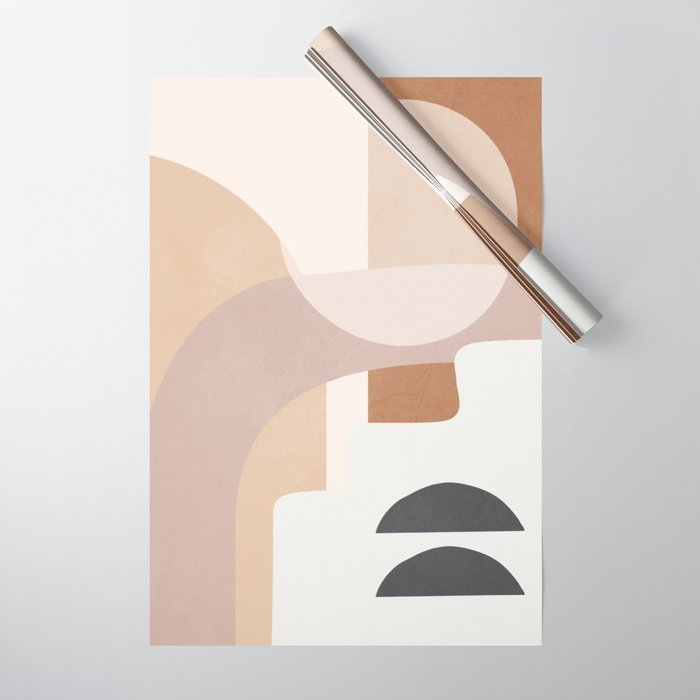 Abstract Minimal Shapes 8 Wrapping Paper Gallery Image 1
