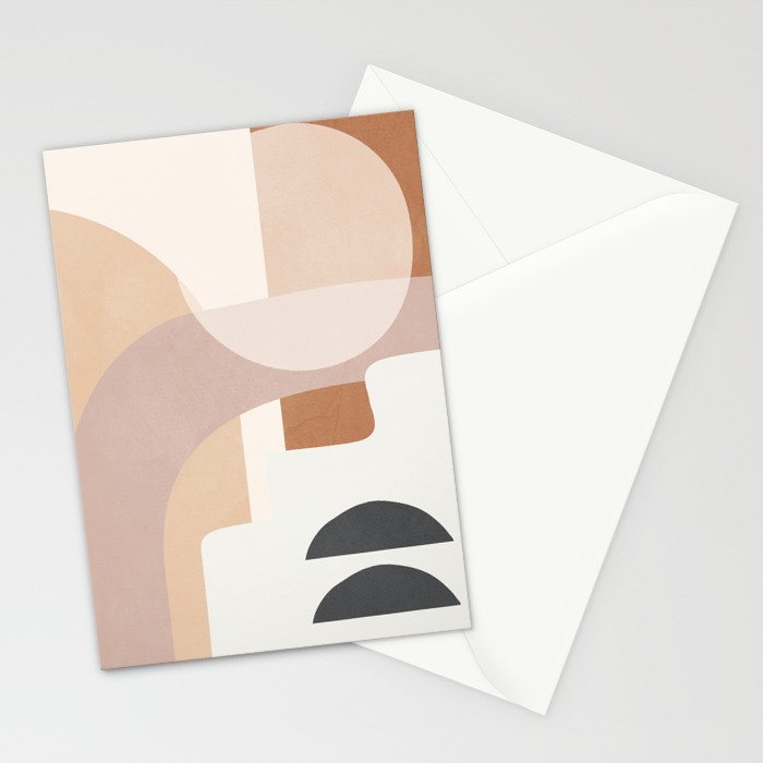 Abstract Minimal Shapes 8 Stationery Card Gallery Image 2