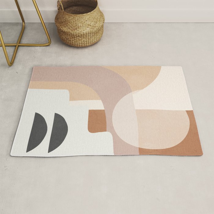 Abstract Minimal Shapes 8 Rug Gallery Image 1