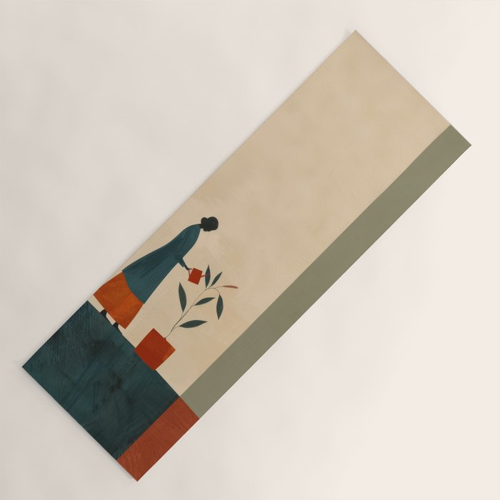 Soft Growth Yoga Mat Gallery Image 1
