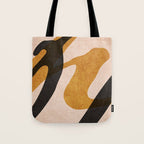 ABSTRACT ALPHABET / Script P Tote Bag Gallery Image 1