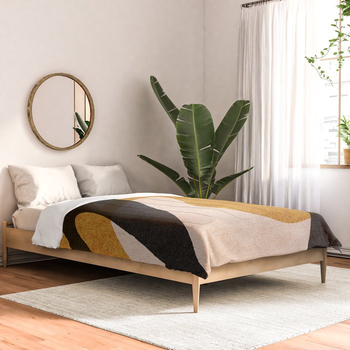 ABSTRACT ALPHABET / Script P Comforter Gallery Image 2