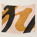 ABSTRACT ALPHABET / Script P Wall Tapestry Gallery Image 4