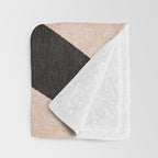 ABSTRACT ALPHABET / Script P Throw Blanket Gallery Image 3