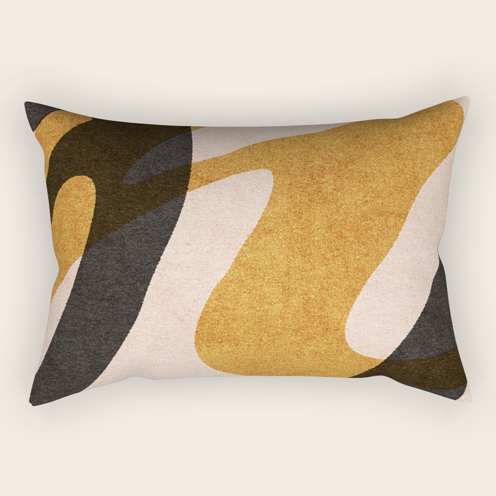 ABSTRACT ALPHABET / Script P Rectangular Pillow Gallery Image 2