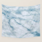 Light blue marble texture Wall Tapestry Gallery Image 4