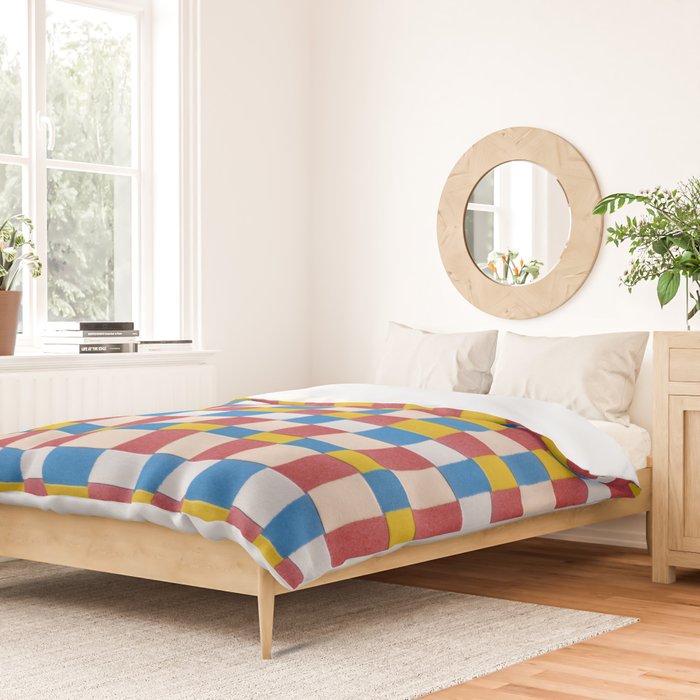 Paper Weaving Pattern #2 Duvet Cover Gallery Image 2