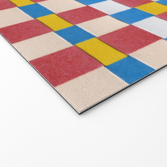 Paper Weaving Pattern #2 Welcome Mat Gallery Image 2