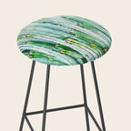 Lost Cactus, Watercolor Nature Painting, Botanical Neutral Illustration Minimal Drawing Jungle Stool Gallery Image 2