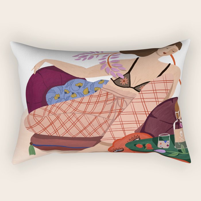 Monday Mood Rectangular Pillow Gallery Image 2