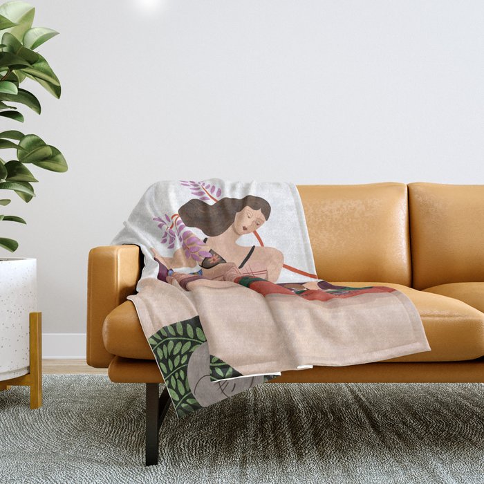 Monday Mood Throw Blanket Gallery Image 1