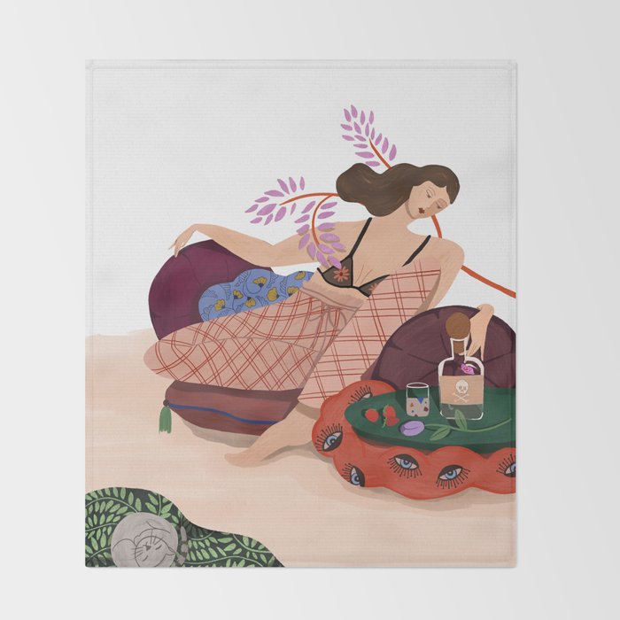 Monday Mood Throw Blanket Gallery Image 2