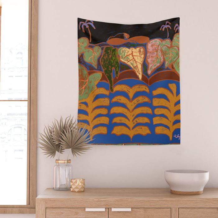 Dreaming Under the Stars Wall Tapestry Gallery Image 2