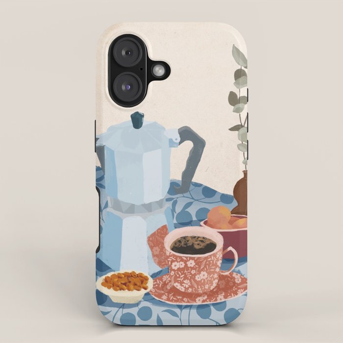 Morning coffee iPhone Case