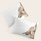 Sneaky Highland Cow Pillow Sham Gallery Image 3