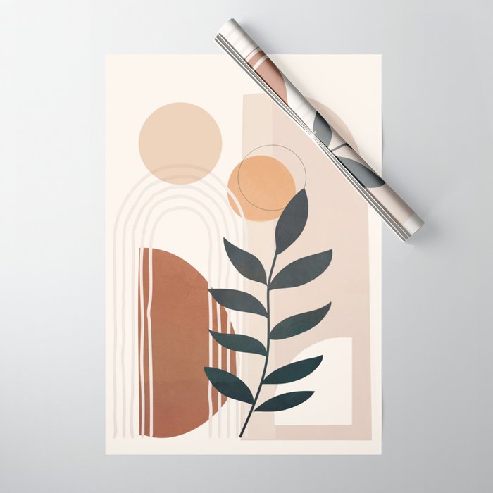 Modern Shapes Design 18 Wrapping Paper Gallery Image 1