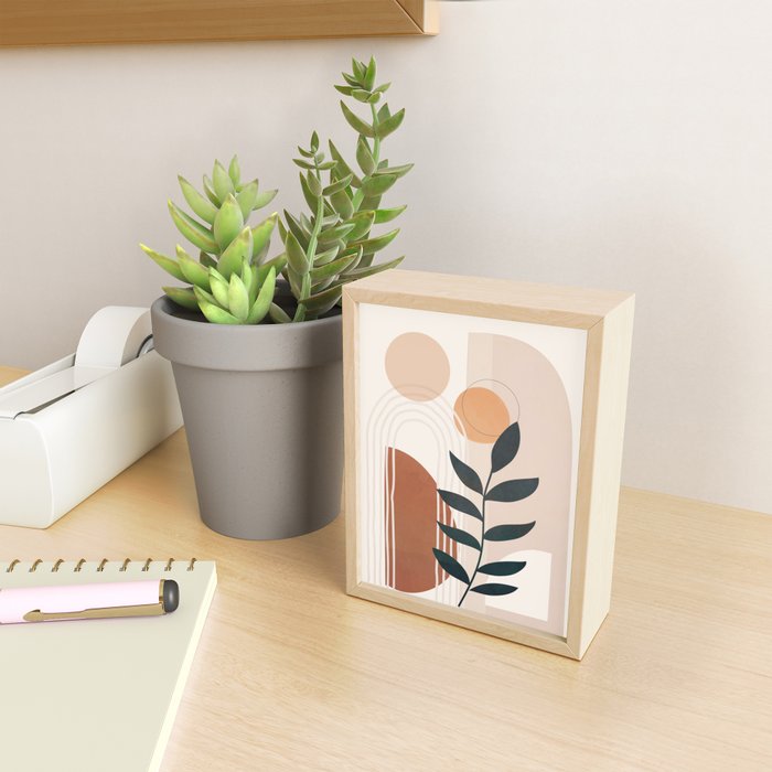 Modern Shapes Design 18 Mini Art Print Gallery Image 2