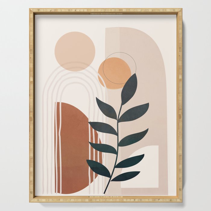 Modern Shapes Design 18 Serving Tray Gallery Image 1