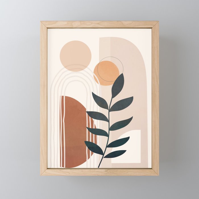 Modern Shapes Design 18 Mini Art Print Gallery Image 1