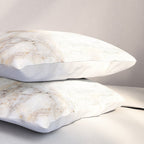 Marble Natural Stone Grey Veining Quartz Pillow Sham Gallery Image 3