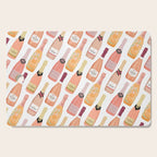 Rose Champagne Bottles Cutting Board Gallery Image 1