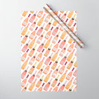 Rose Champagne Bottles Wrapping Paper Gallery Image 1