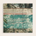 Bienvenidos Mural, Austin Texas Wood Wall Art Gallery Image 1