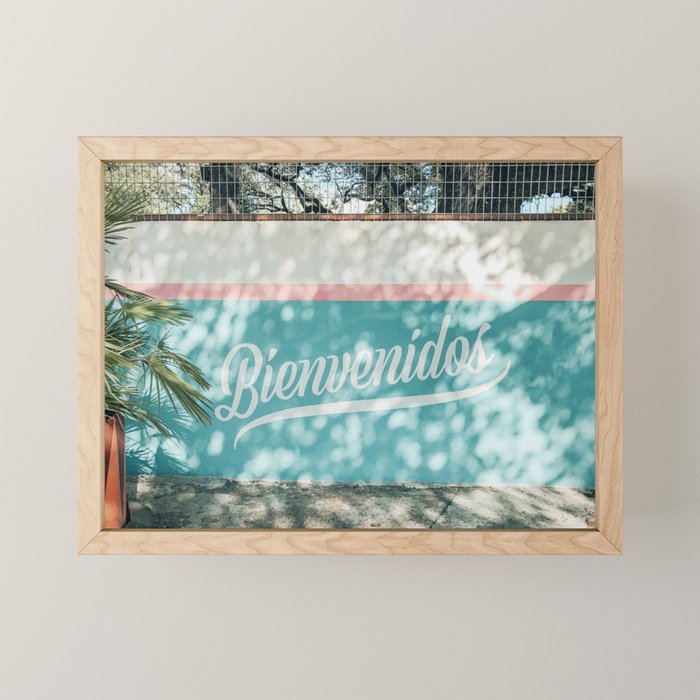 Bienvenidos Mural, Austin Texas Mini Art Print Gallery Image 1