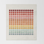 Squares rotation Throw Blanket Gallery Image 2