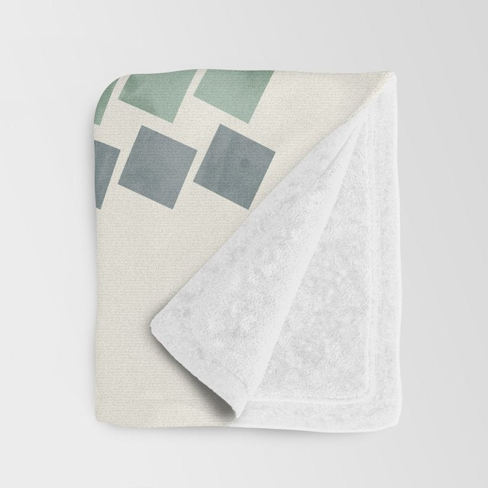 Squares rotation Throw Blanket Gallery Image 3