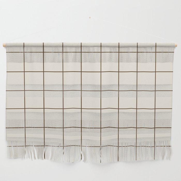 Grid (Cream/Chocolate) Wall Hanging Gallery Image 1