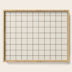 Grid (Cream/Chocolate) Serving Tray Gallery Image 1