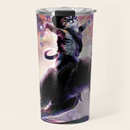 Galaxy Cat On Dinosaur Unicorn In Space Travel Mug Gallery Image 1