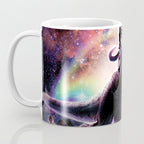 Galaxy Cat On Dinosaur Unicorn In Space Coffee Mug Gallery Image 3
