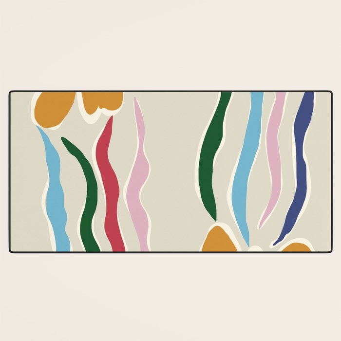 Floral Kite Desk Mat Gallery Image 3