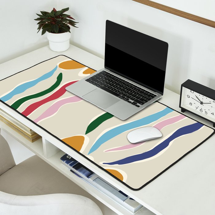 Floral Kite Desk Mat Gallery Image 2