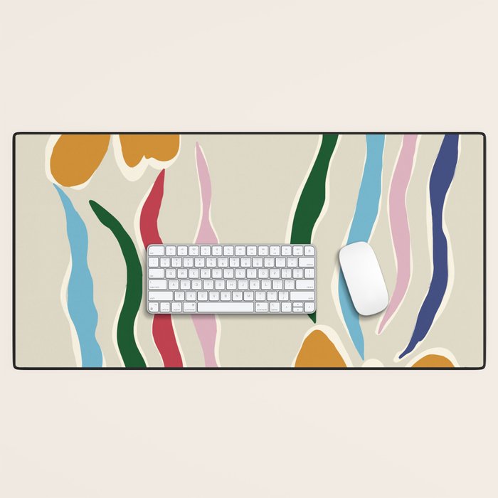 Floral Kite Desk Mat Gallery Image 1