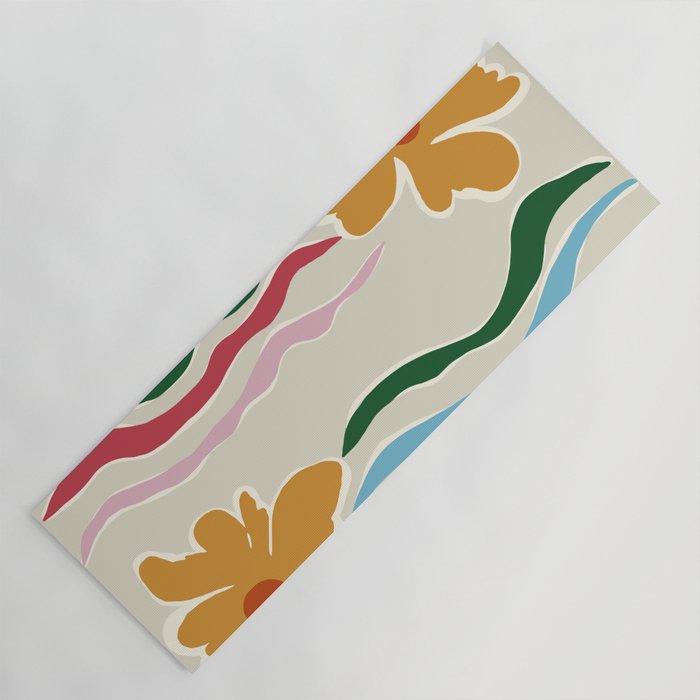 Floral Kite Yoga Mat Gallery Image 1