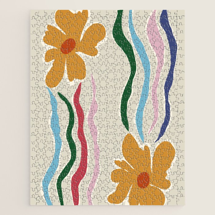 Floral Kite Jigsaw Puzzle Gallery Image 1