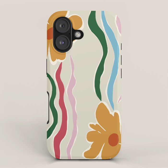 Floral Kite iPhone Case Gallery Image 1