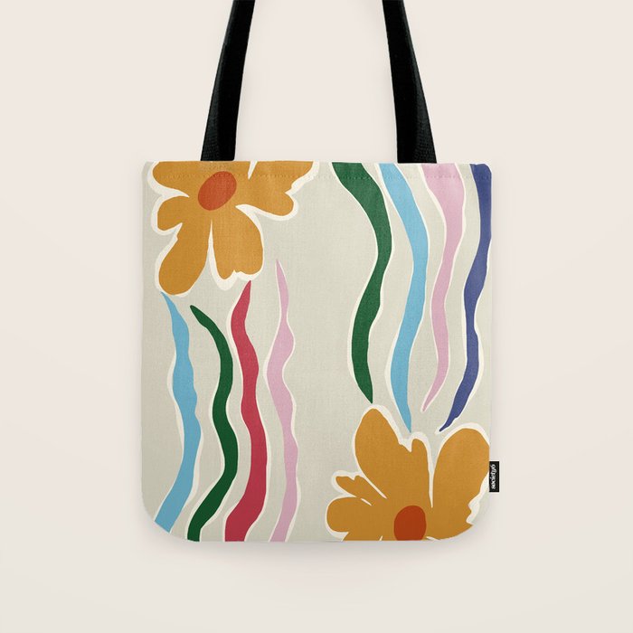 Floral Kite Tote Bag Gallery Image 1