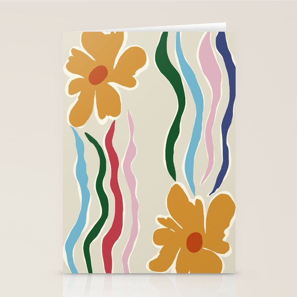 Floral Kite Stationery Card Gallery Image 2