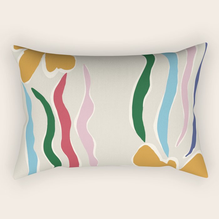 Floral Kite Rectangular Pillow Gallery Image 2