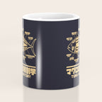 Tuna Anatomy Japanese Maguro Sushi - Black Sand Coffee Mug Gallery Image 4