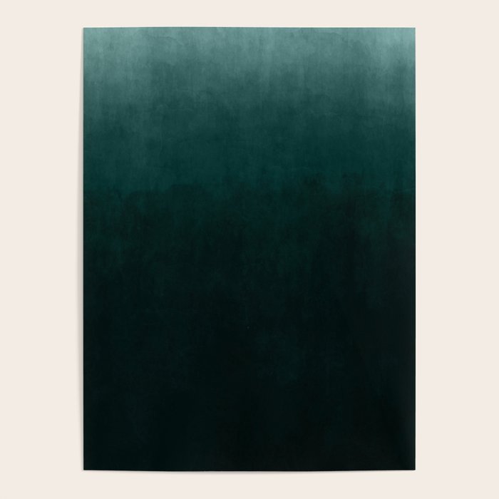 Ombre Emerald Poster Gallery Image 4