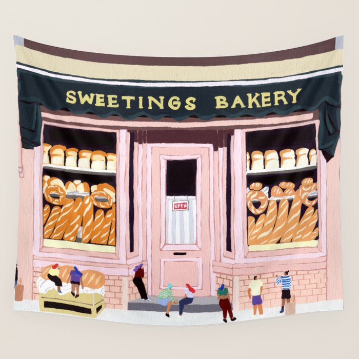 Sweetings Bakery Wall Tapestry Gallery Image 1