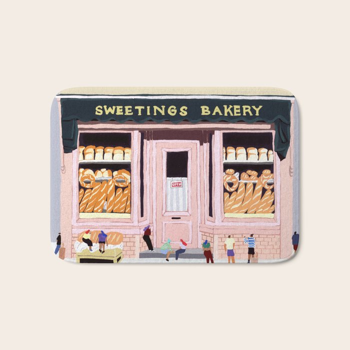 Sweetings Bakery Bath Mat Gallery Image 1